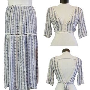 Crop Top & Maxi Skirt 2 pc. Dress